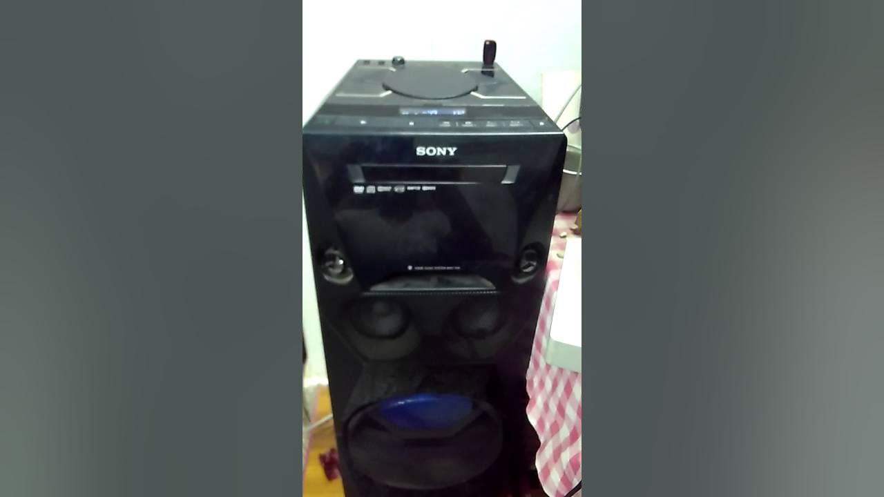 sony mhcv4d home audio system YouTube