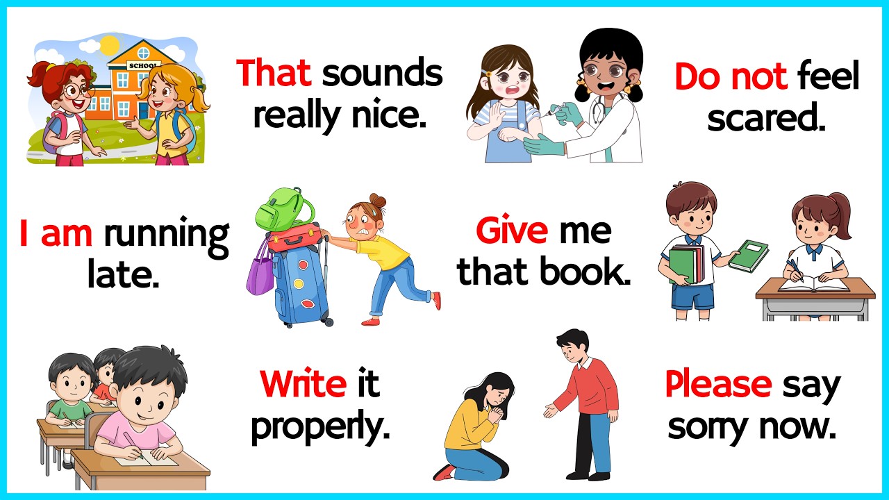 Daily English Sentences for Beginners | A1-A2 English Practice