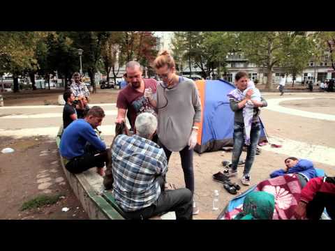 Serbia: Medics Use Park as Surgery