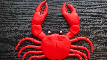 How to make crab using clay or play doh