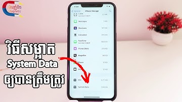 វិធីសម្អាត Other System Data ឲ្យបានត្រឹមត្រូវលើ iPhone