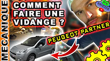 Quand faire la vidange sur une Peugeot Partner ?