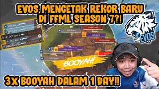 EVOS MENGGILA DAPET REKOR BOOYAH 3X DALAM 1 DAY?! AUTO 100+ POIN CUY!!