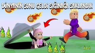 DÜNYANIN SONU GELDİ SIĞINAĞA SAKLANDIK | ROBLOX RADİANT RESİDENTS