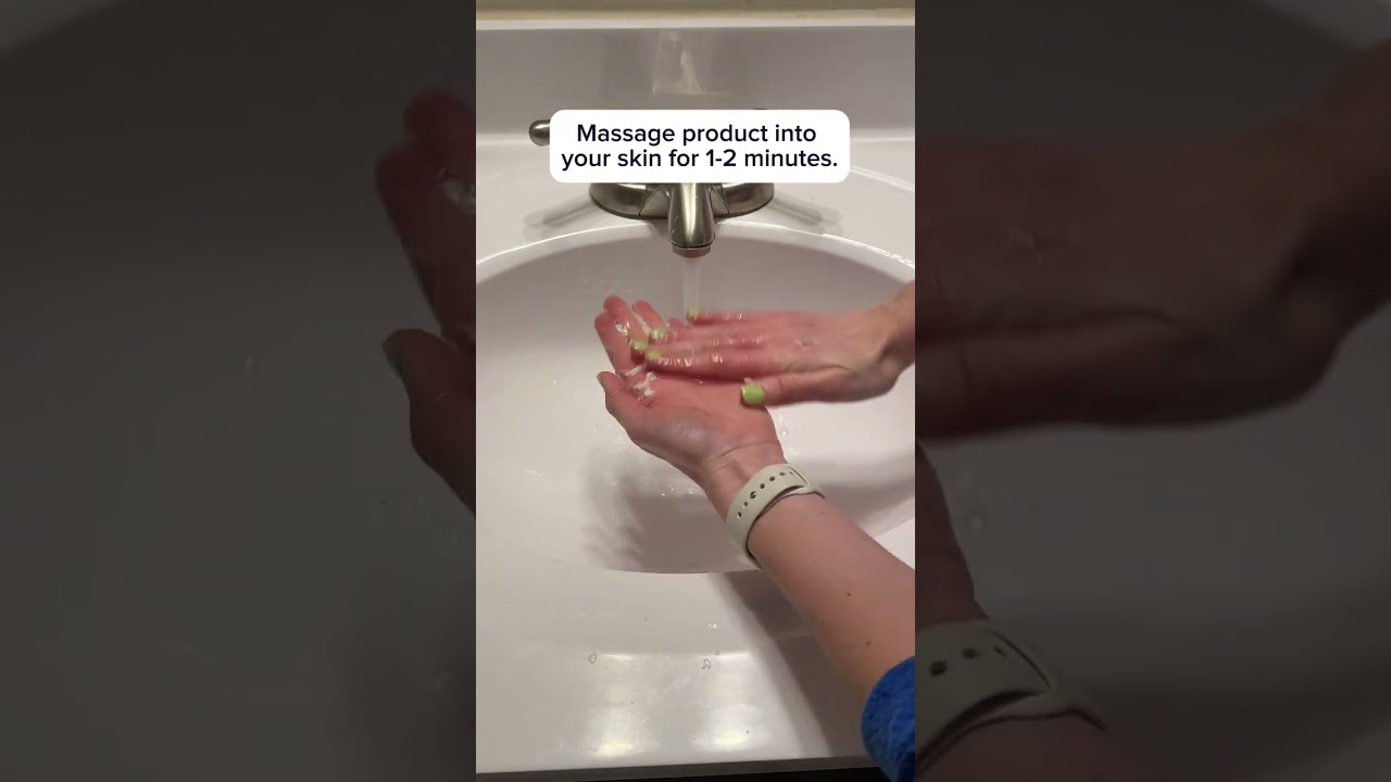 How to use the PanOxyl Acne Wash