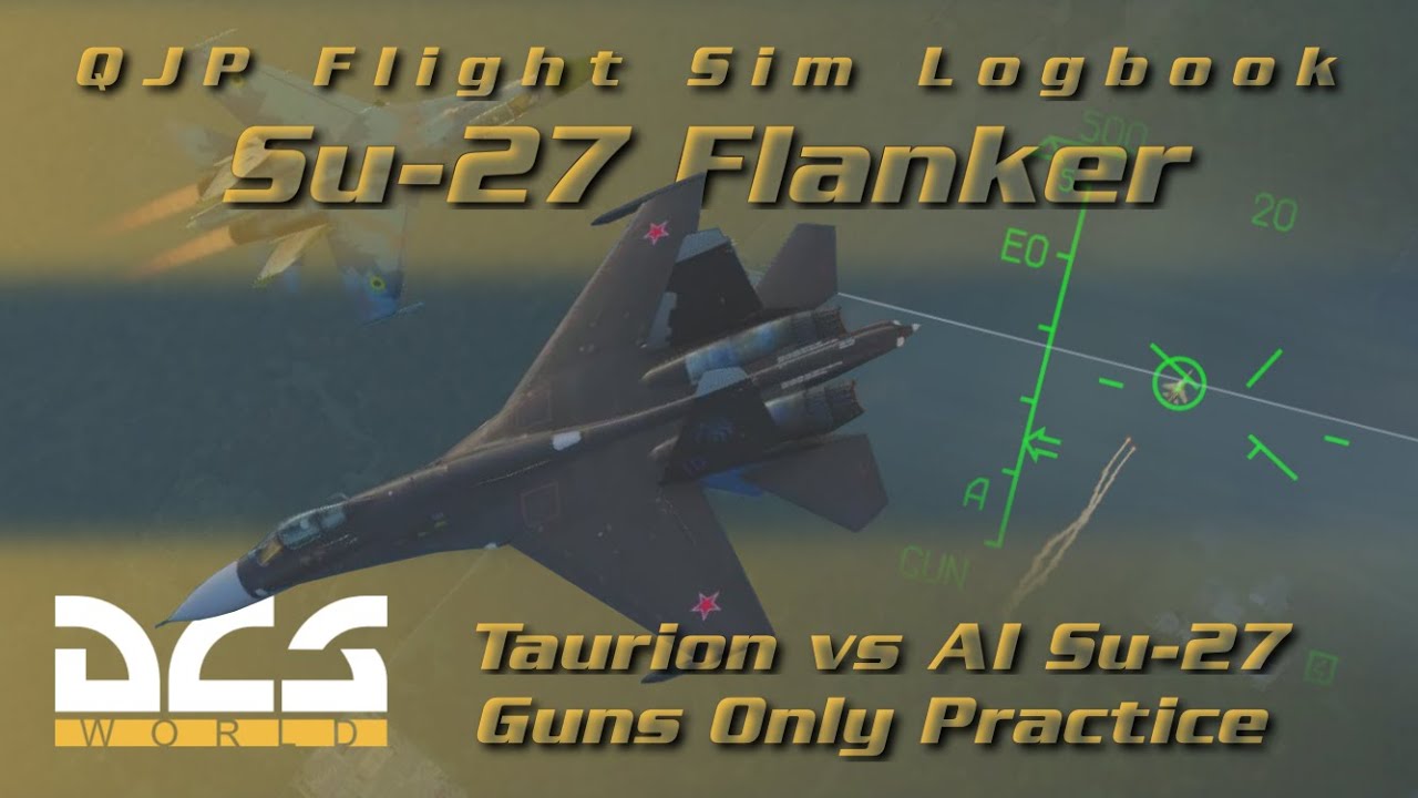 DCS World - Su-27 Flanker - Guns Only Practice [Log 048]