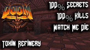 DOOM 64: z0k - Episode 1: Knee Deep in the Dead - Map03: Toxin Refinery
