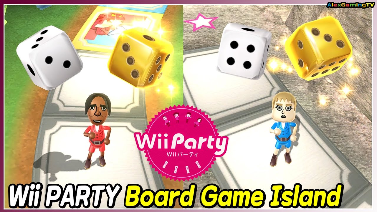 Wii Party Board Game Island Master Com Guest F Vs Lucia Vs George Vs Tyrone Alexgamingtv