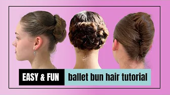 How to do a BALLET BUN Hair Tutorial: classic bun, high bun, twisty bun, braided bun, French twist!🩰