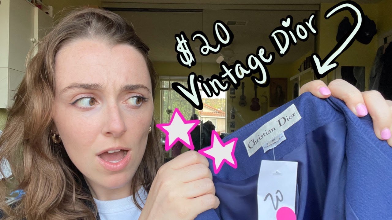 THRIFT HAUL + TRY ON ☆ I found so many cheap designer pieces at this