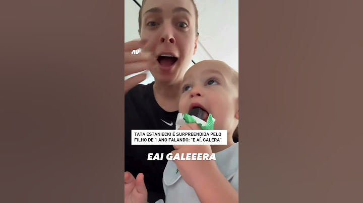Tata Estaniecki is surprised by her 1-year-old son saying: “Hey, guys”