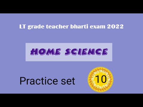 Home Science Practice set 10