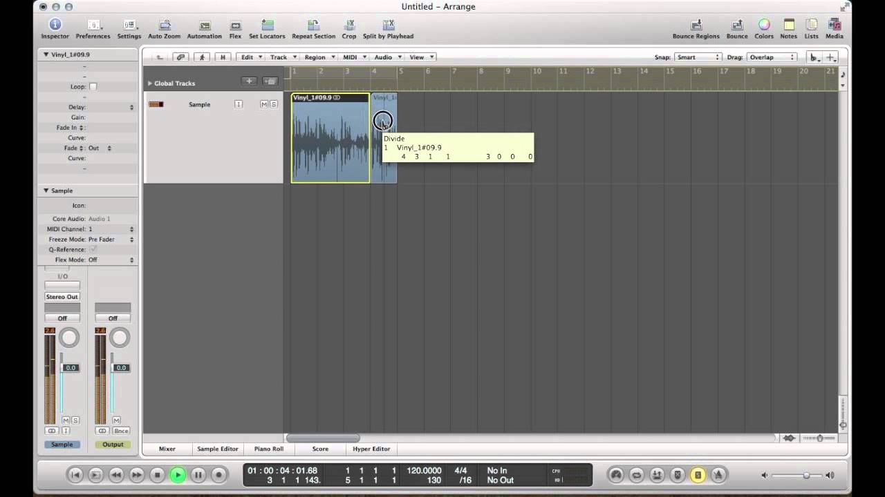 basic audio editor