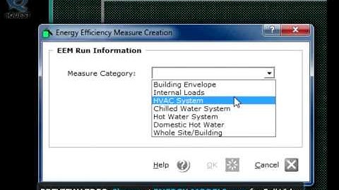 eQUEST Energy Efficiency Measure Wizard (EEM) | Energy-Models.com