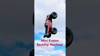 Arrma Mini Kraton Awesome Spine Ramp Backflips 💪 #rccar #shorts