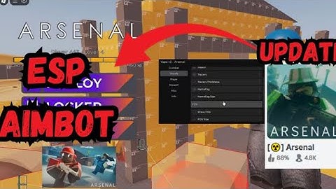 Roblox Arsenal Script Keyless GUI [Aimbot, Gun Mods, ESP, FLY & MORE]
