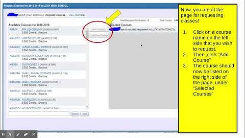 How to: Request Classes in Skyward!