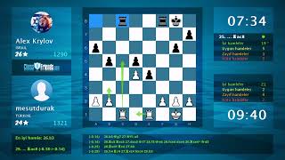Satranç Oyunu Analizi Mesutdurak - Alex Krylov, 1-0 Chessfriends.com Tarafından
