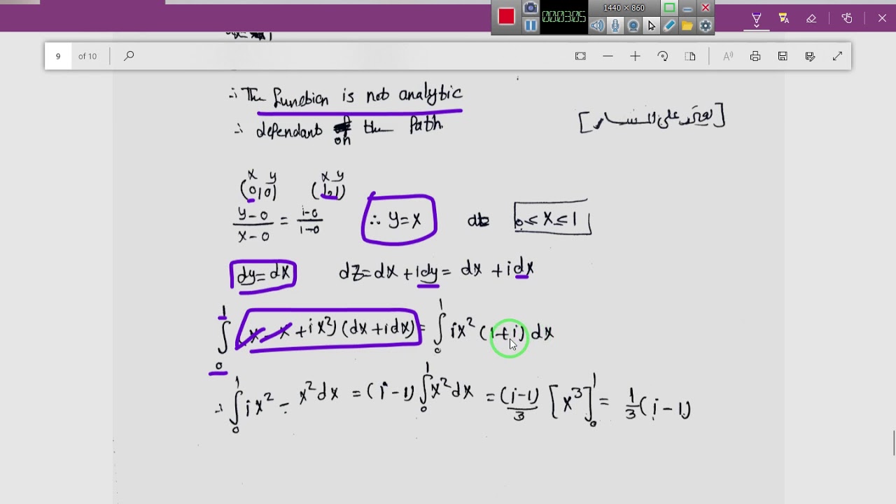 complex integration 2 - YouTube