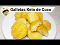 GALLETAS KETO DE COCO, GALLETAS CETOGENICAS, SIN GLUTEN