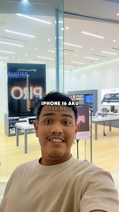 Aku beli iphone 16🥲