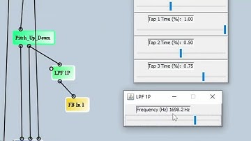 SpinCAD Designer - Pitch shifting delay by Holy City Audio