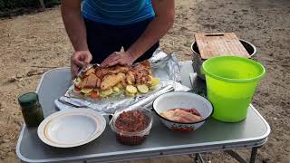 Утка и курица за печеные с овощами в фольге на углях! Рецепт от МордваЕдим!