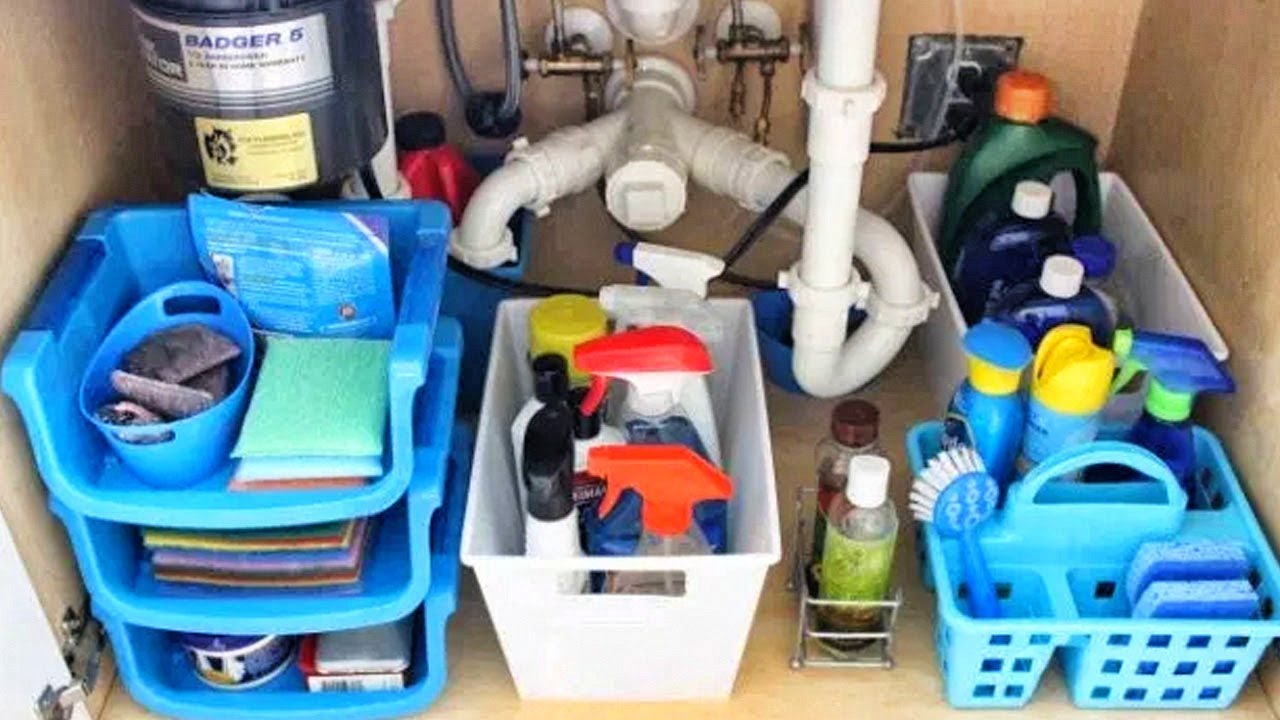 7 ideas para organizar mejor tu armario bajo fregadero – Casaenorden