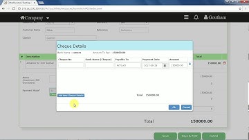 How to Create Advance Receipts - AcTouch Cloud ERP Solutions