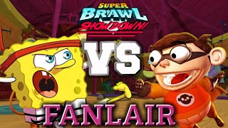 Classic SpongeBob SquarePants vs Chum Chum | Super Brawl Showdown v0.2.5c Full Match Gameplay