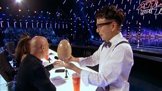 Hilarious Magician Jeki Yoo Judge Cuts - America's Got Talent 2017