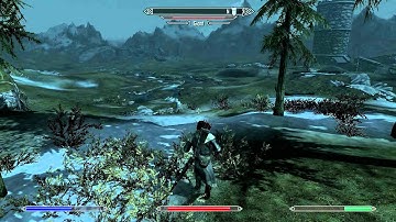 The elder scroll V Skyrim how to defeat the giant.