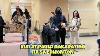 KIM CHIU AT PAULO NAKARATING NA SA EDMONTON PARA SA KANILANG 3RD SHOW, KIMPAU ARRIVAL