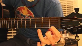 how to play - after dark by mr. kitty - guitar tutorial