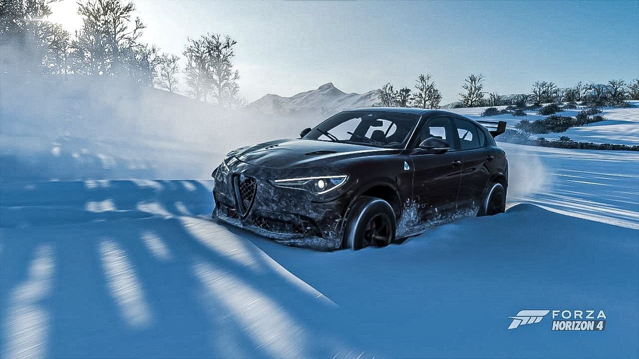 Alfa Romeo Stelvio Quadrifoglio 2018 Offroad Tune Forza Horizon 4K