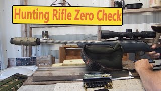 Zero Check Prior to Rifle Season