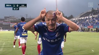 華麗なパスワークから横浜FM前田大然が今季リーグ11点目のゴールを決める｜J1第24節 横浜FMｖ大分｜2021