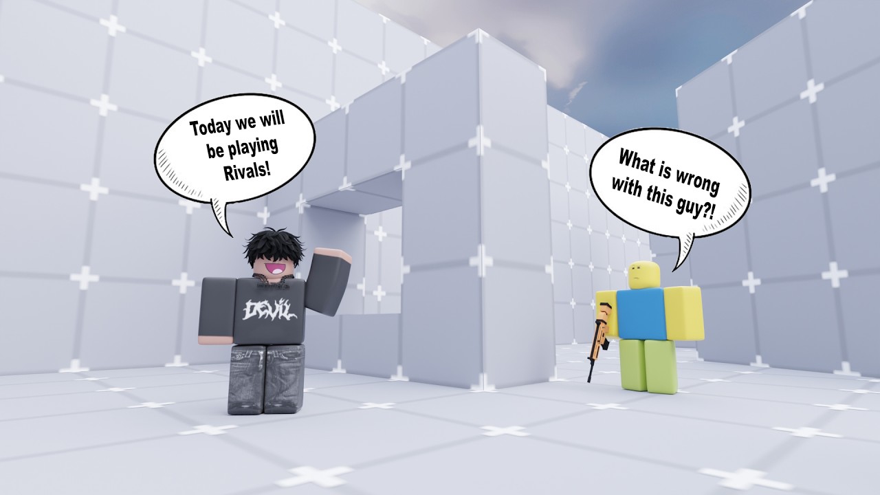 Acting Like Toxic YouTubers in Roblox Rivals!
