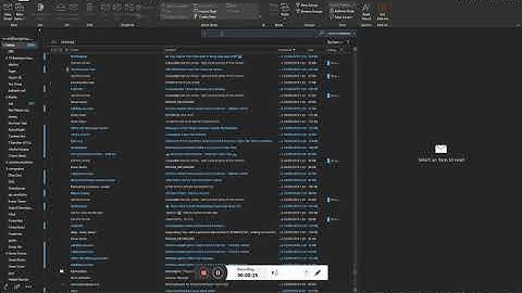 Outlook Advanced email filtering and searching