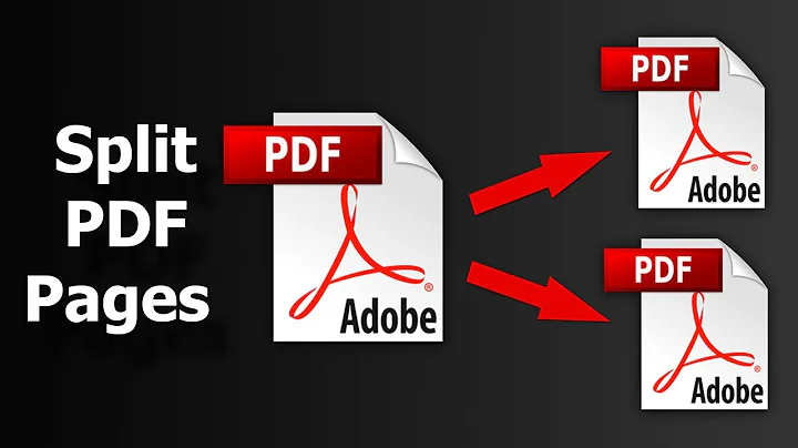 How to split PDF pages using adobe acrobat pro dc | Split a pdf file into multiple pdf files