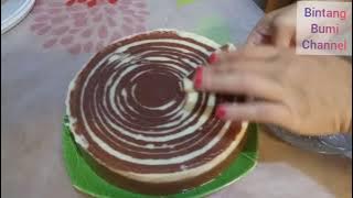 Masak Puding Zebra Roti Tawar - Nyoba Resep Chef Farah Quinn // Bread Pudding Recipe