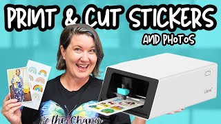 Master Print and Cut Stickers in Minutes - Liene Pixcut S1 Print &amp; Cut Machine for Stickers/Photos