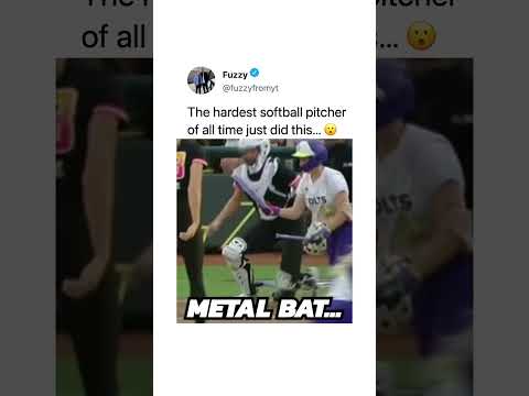 she broke A METAL BAT?! 🤯