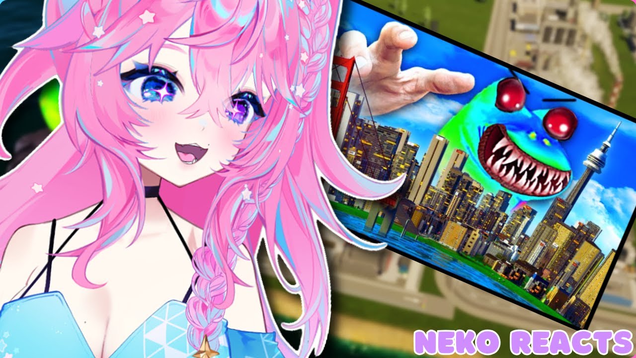 ━☆NEKO REACTS━☆ FLUSHED AWAY 💩💀 | Mart DESTROYS The LARGEST City in Skylines 2 !