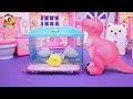 공룡와 병아리 친구가 되었다!|아기 병아리 돌아보기|토이버스 장난감이야기 모음|Kids Toys | Baby Doll Play | ToyBus
