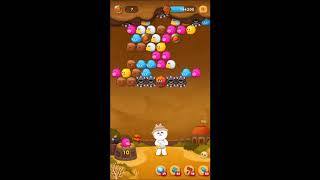 LINE バブル2　STAGE 1249　黄金コニー　×1.5　Gold Cony　LINE BUBBLE 2
