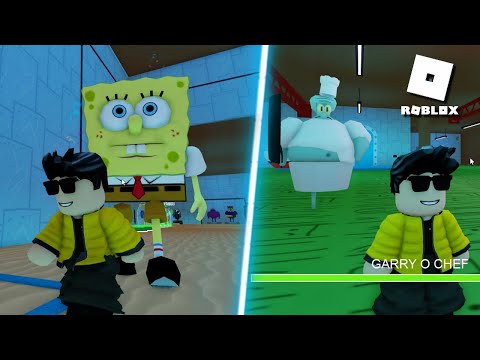 ROBLOX, PRISÃO BARRY VERSÃO BOB ESPONJA, SPONGEBOY BARRY'S PRISON Obby roblox,  parkour barry