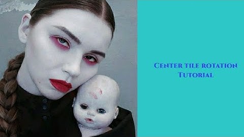 Center tile rotation tutorial on alight motion