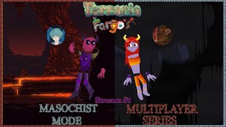 Terraria MASOCHIST MODE Multiplayer Series - Stream #1.5 (Stream Crashed)