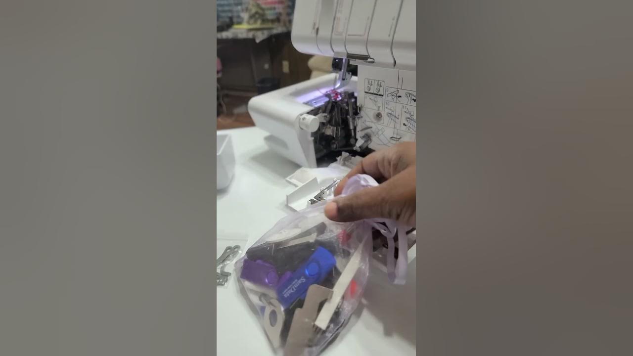 How to change the blades on the Brother 1034dx serger/overlocker YouTube